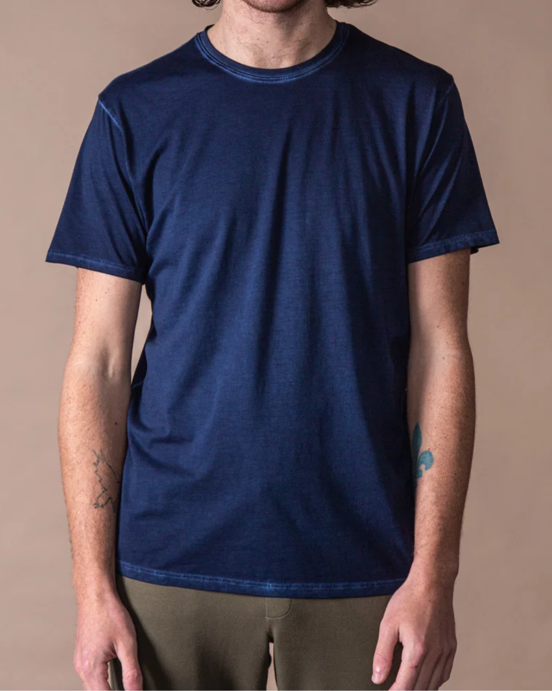 Camiseta Bjovuit Marine Washed