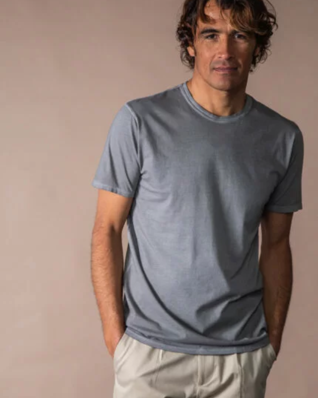 Camiseta Bjovuit Grey Washed