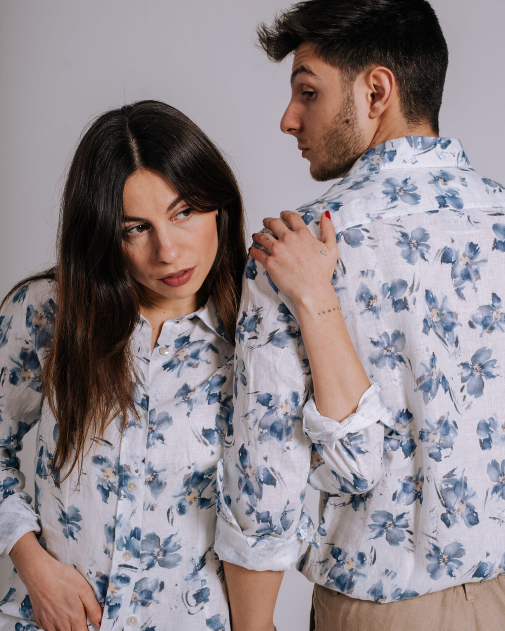 Bjovuit Formentera 07 Floral Linen Shirt