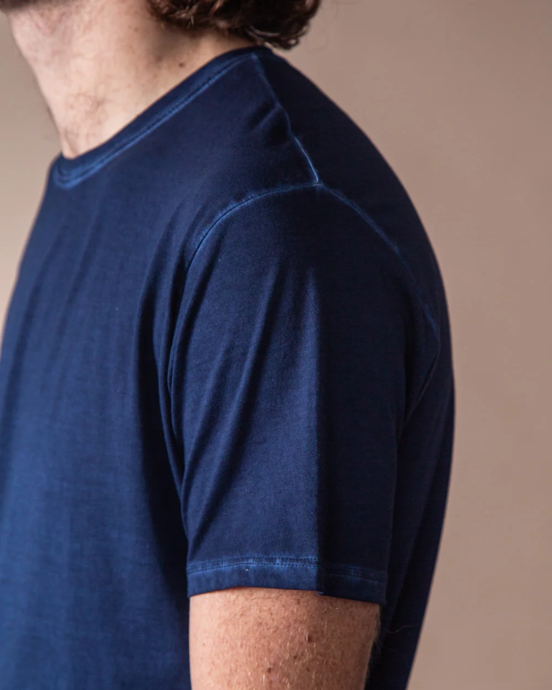 Camiseta Bjovuit Marine Washed