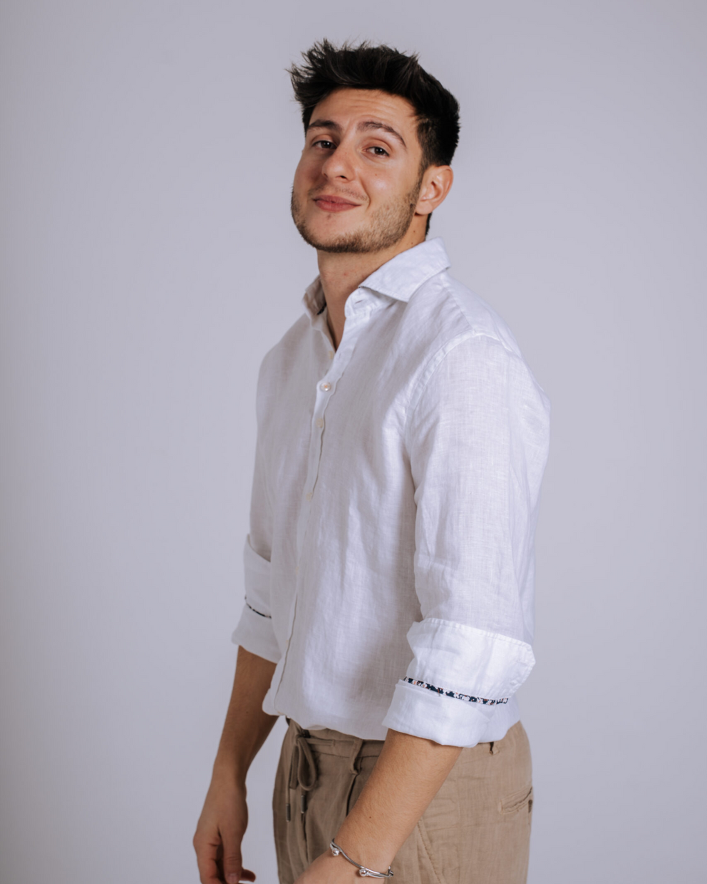 Bjovuit Formentera 01 White Linen Shirt