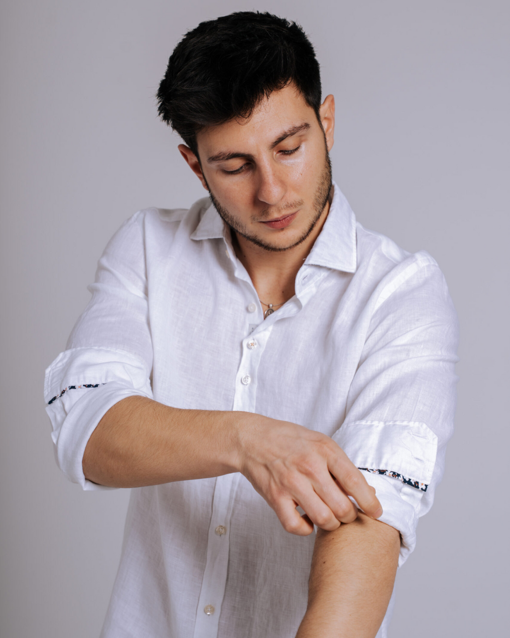 Bjovuit Formentera 01 White Linen Shirt