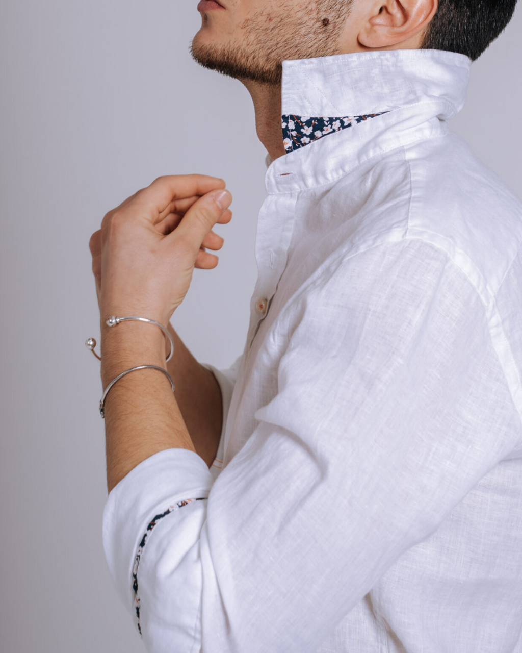 Bjovuit Formentera 01 White Linen Shirt