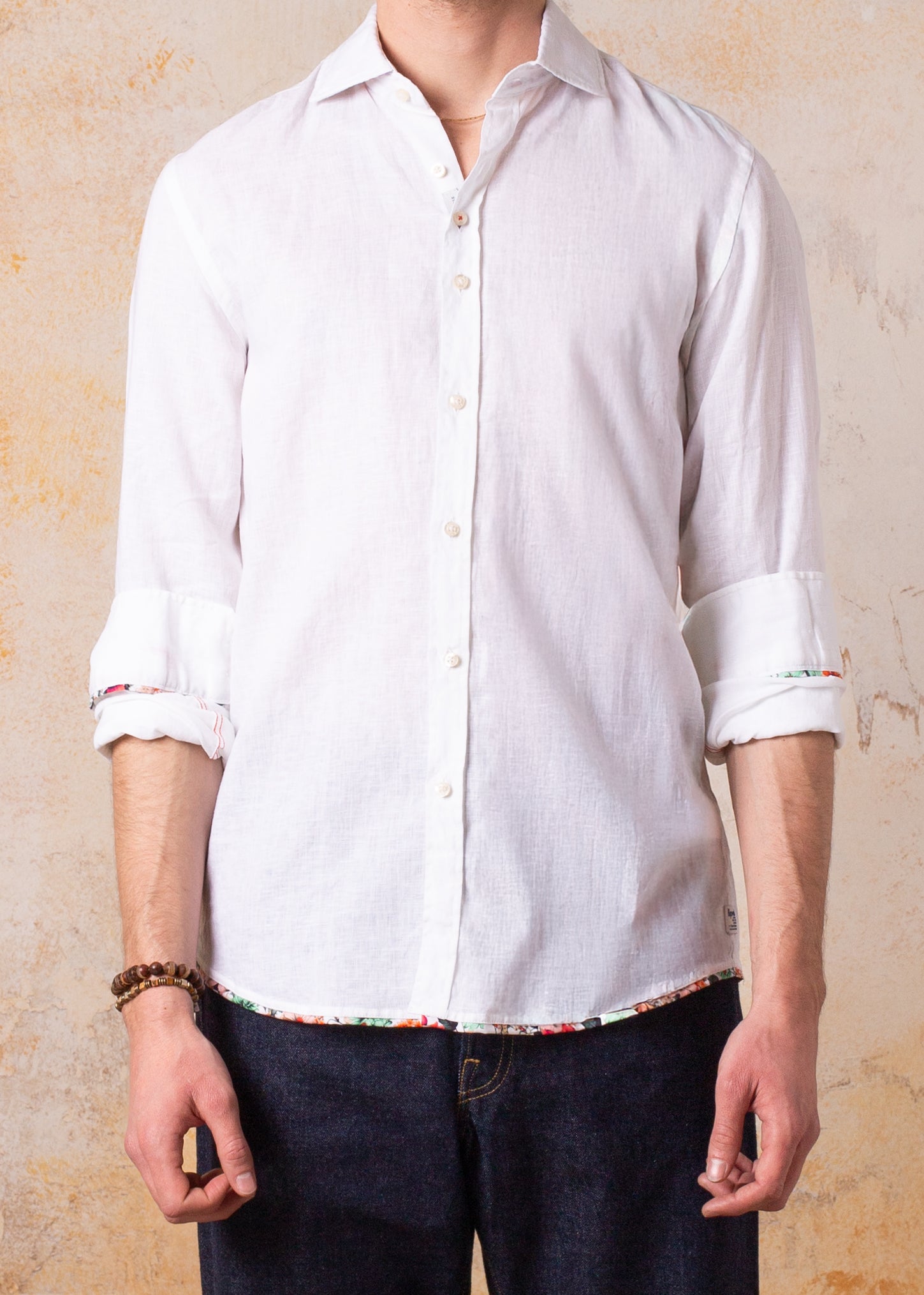 Camisa Bjovuit Formentera 01 Lino Blanca