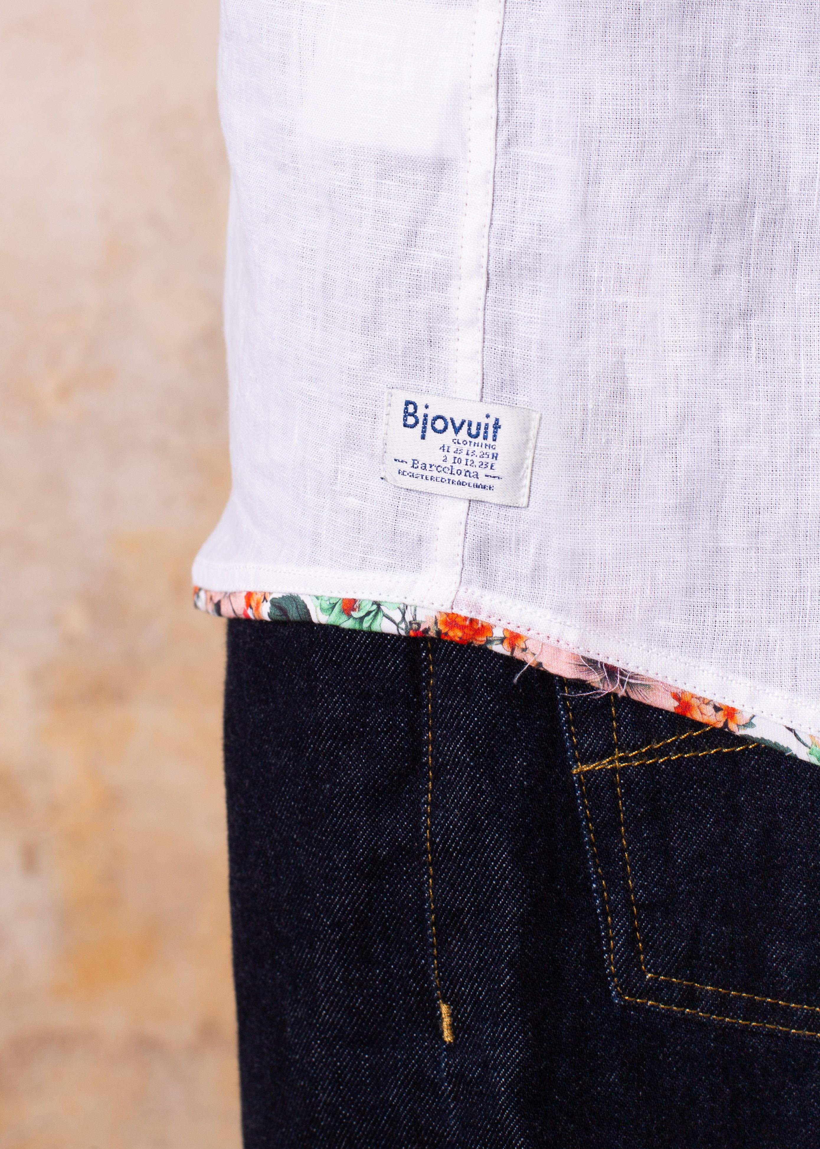 Camisa Bjovuit Formentera 01 Lino Blanca