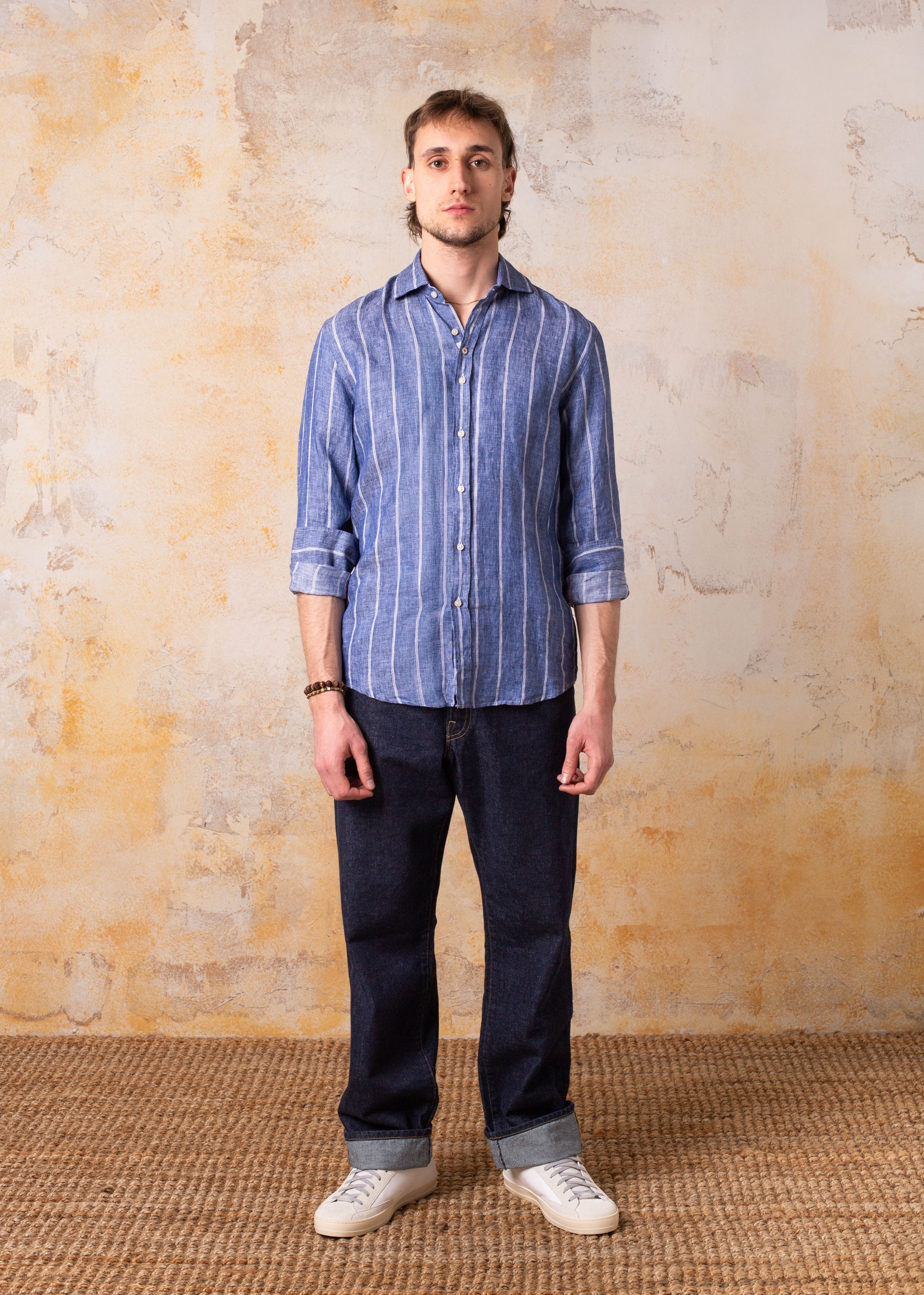 Camisa Bjovuit Lino Formentera 09 Rayas