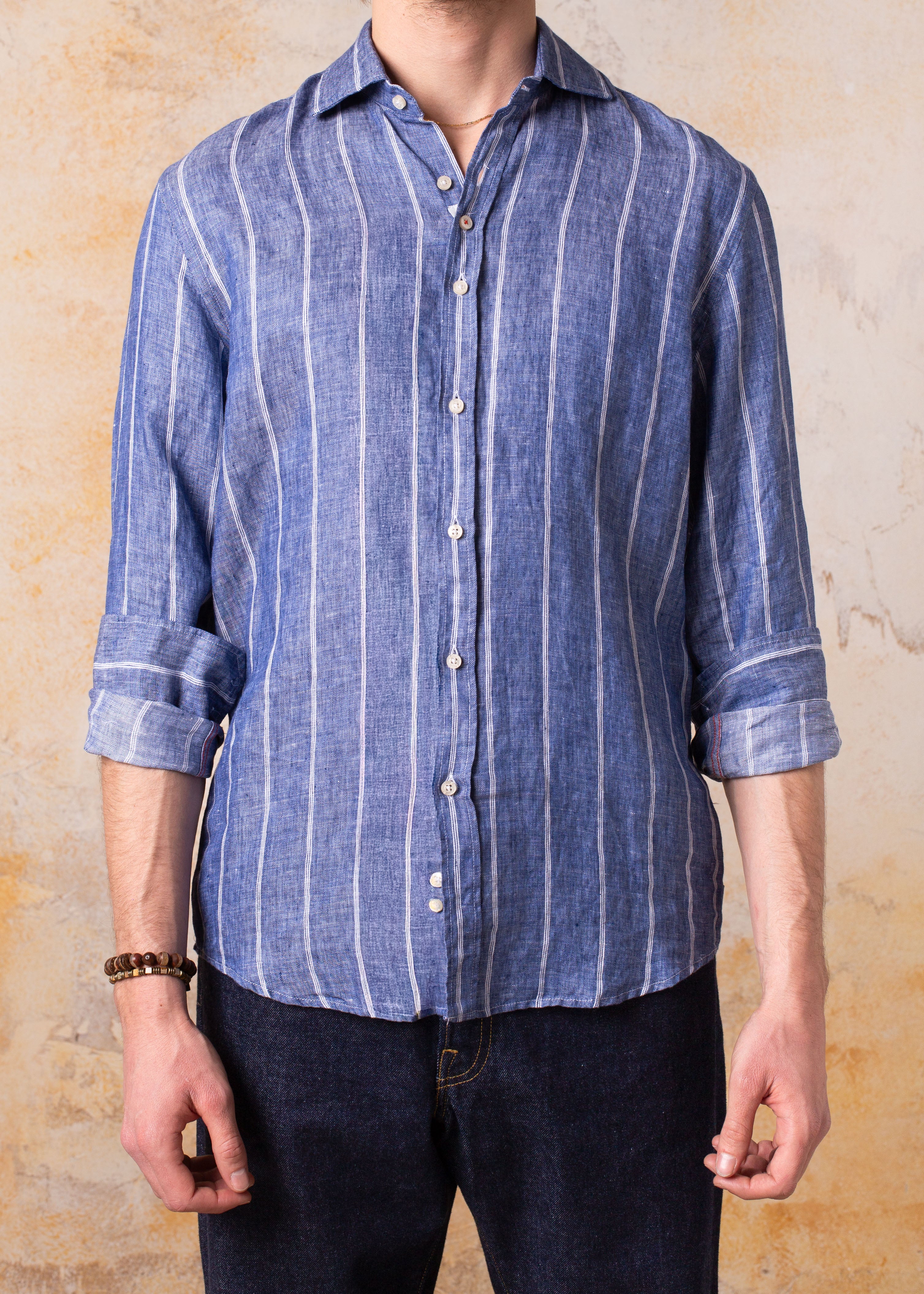 Camisa Bjovuit Lino Formentera 09 Rayas