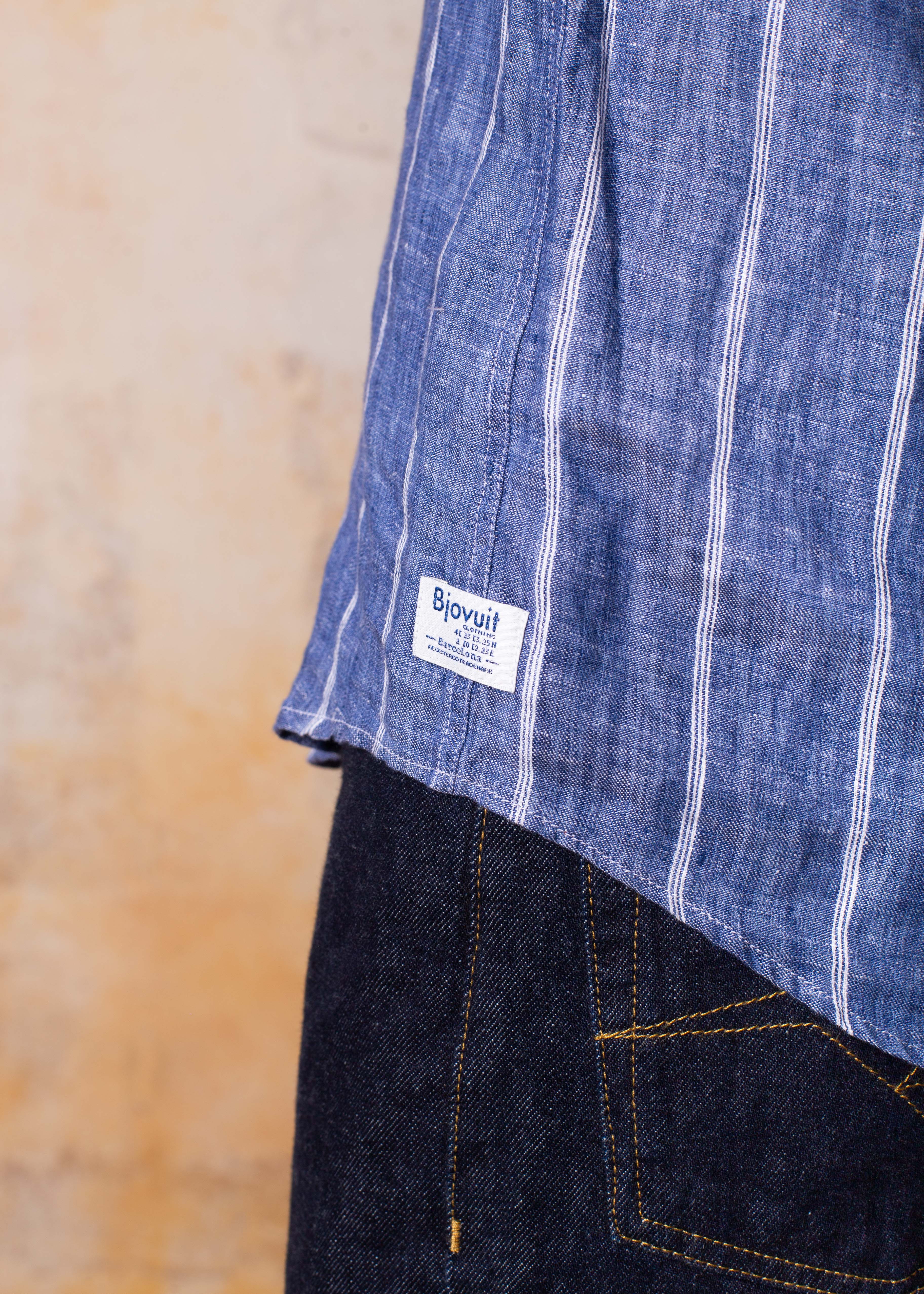 Camisa Bjovuit Lino Formentera 09 Rayas