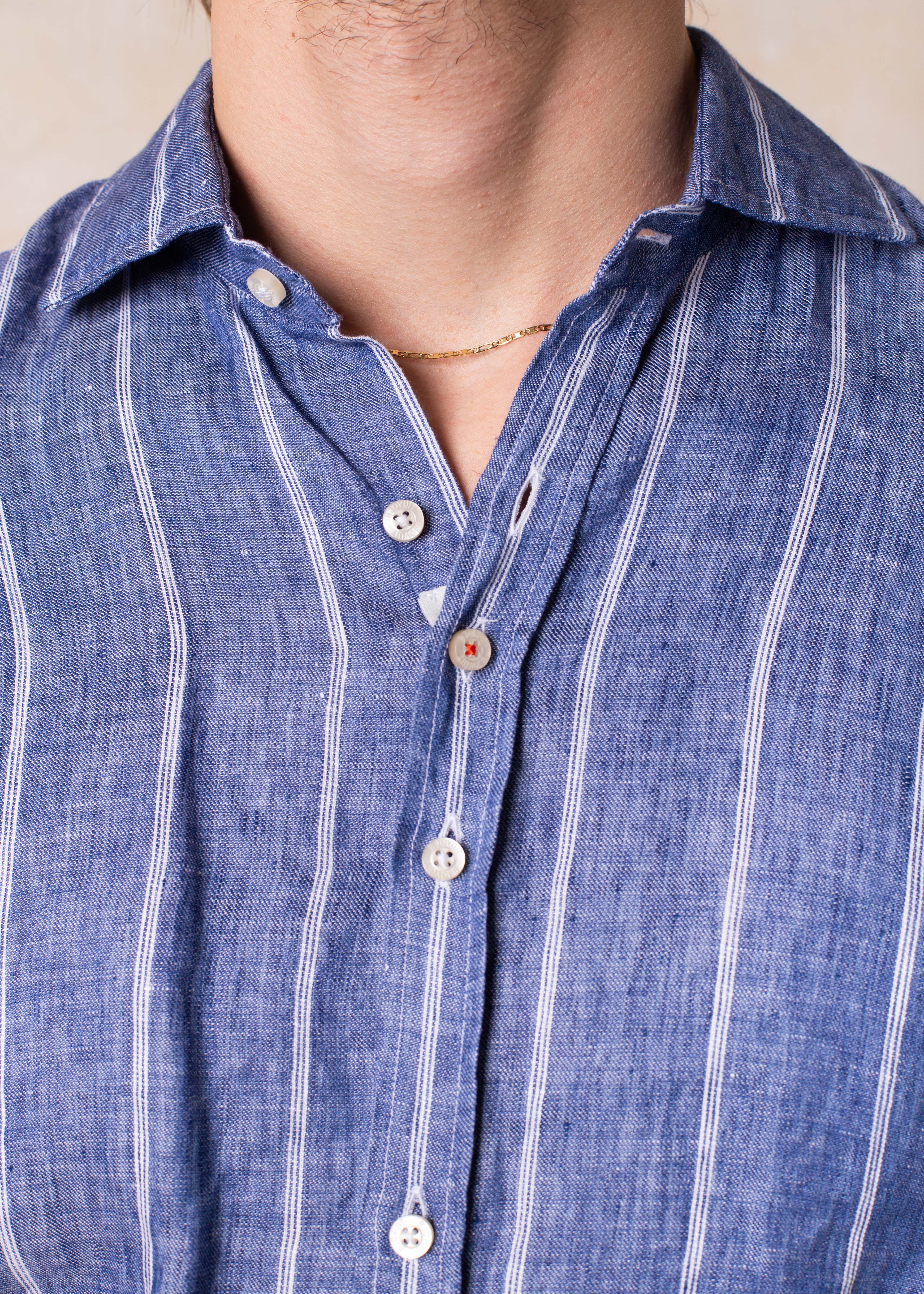 Camisa Bjovuit Lino Formentera 09 Rayas