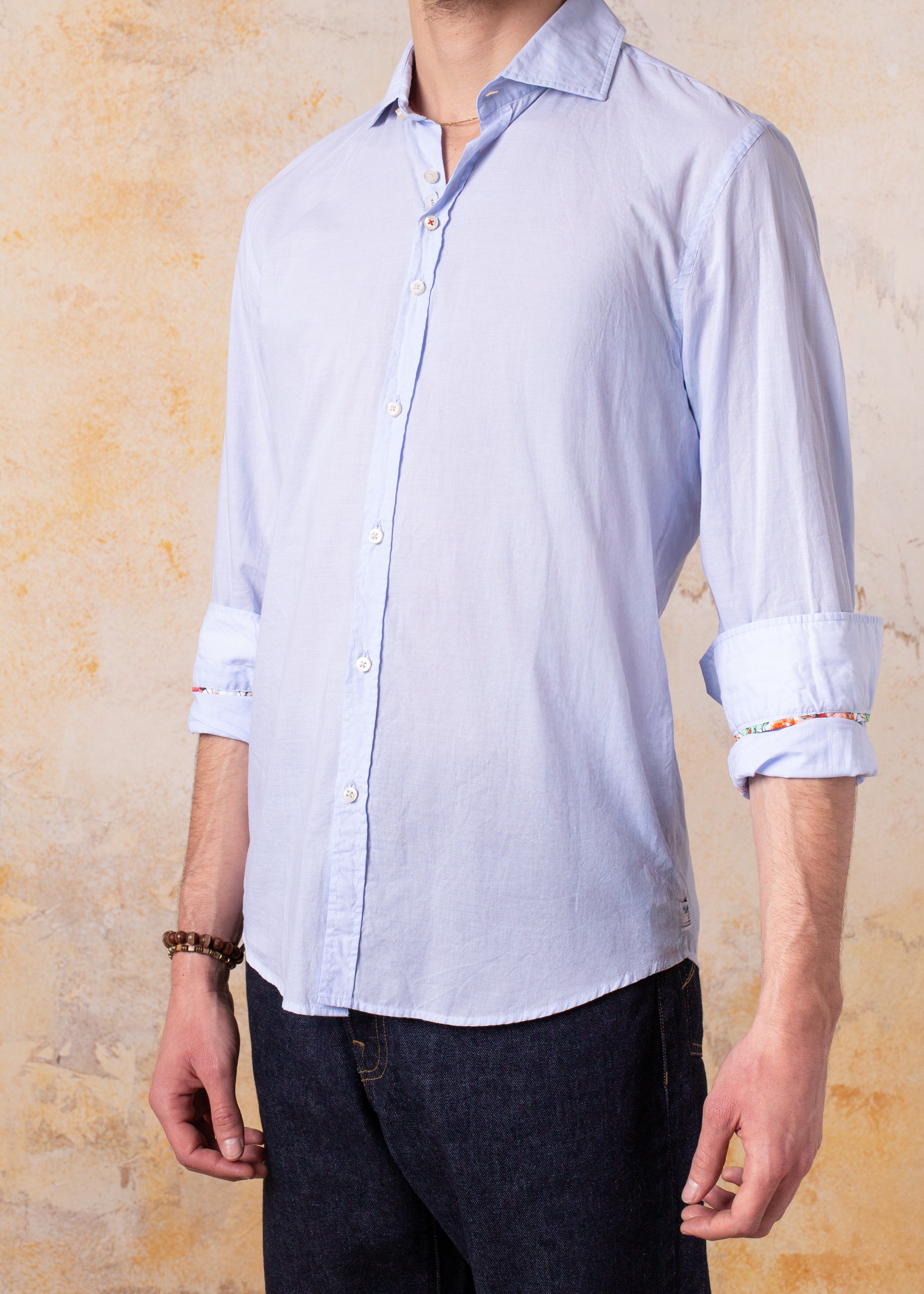 Camisa Bjovuit Cadaqués 03 Azul Cielo