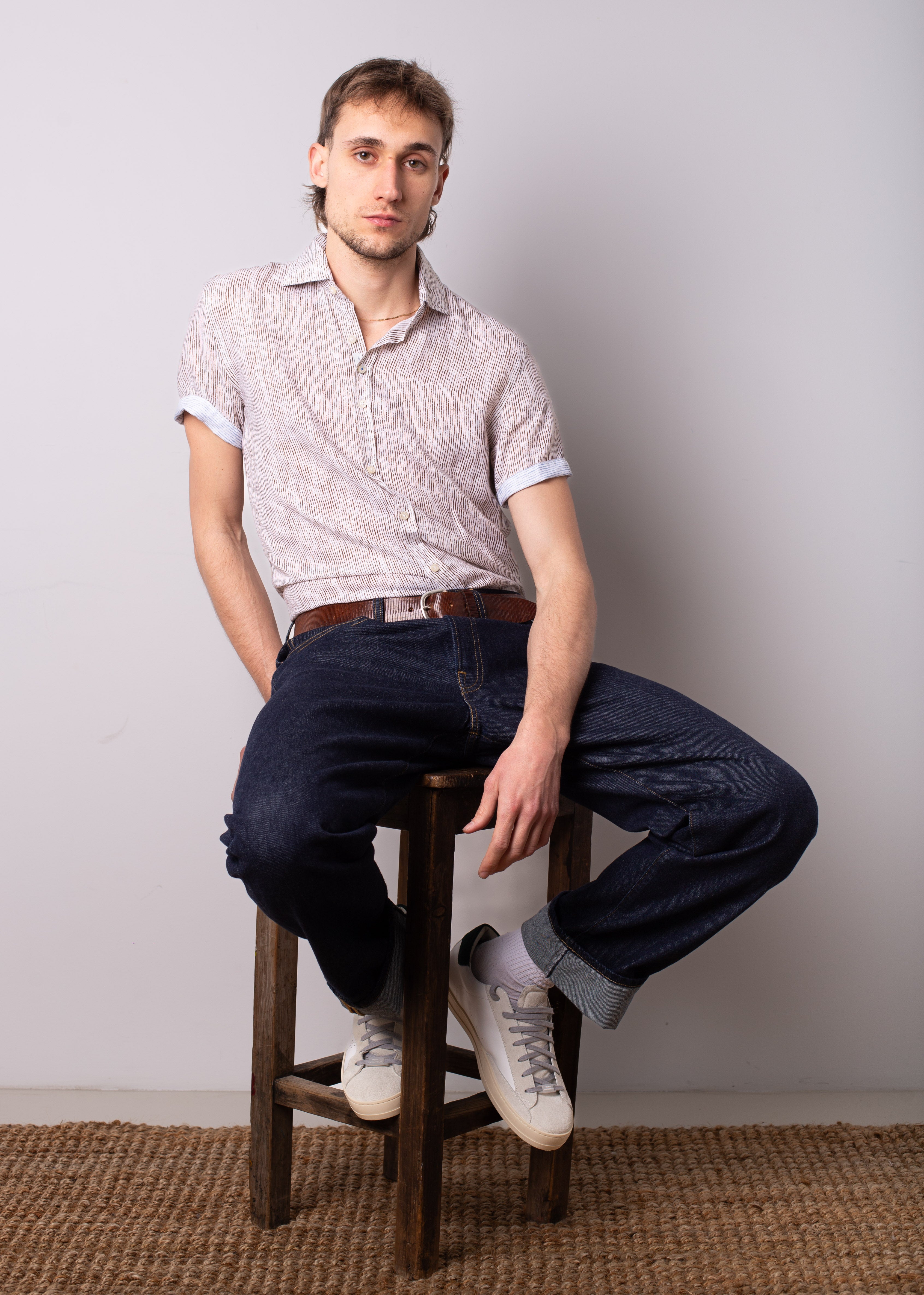 Camisa Bjovuit Manga Corta Begur 05