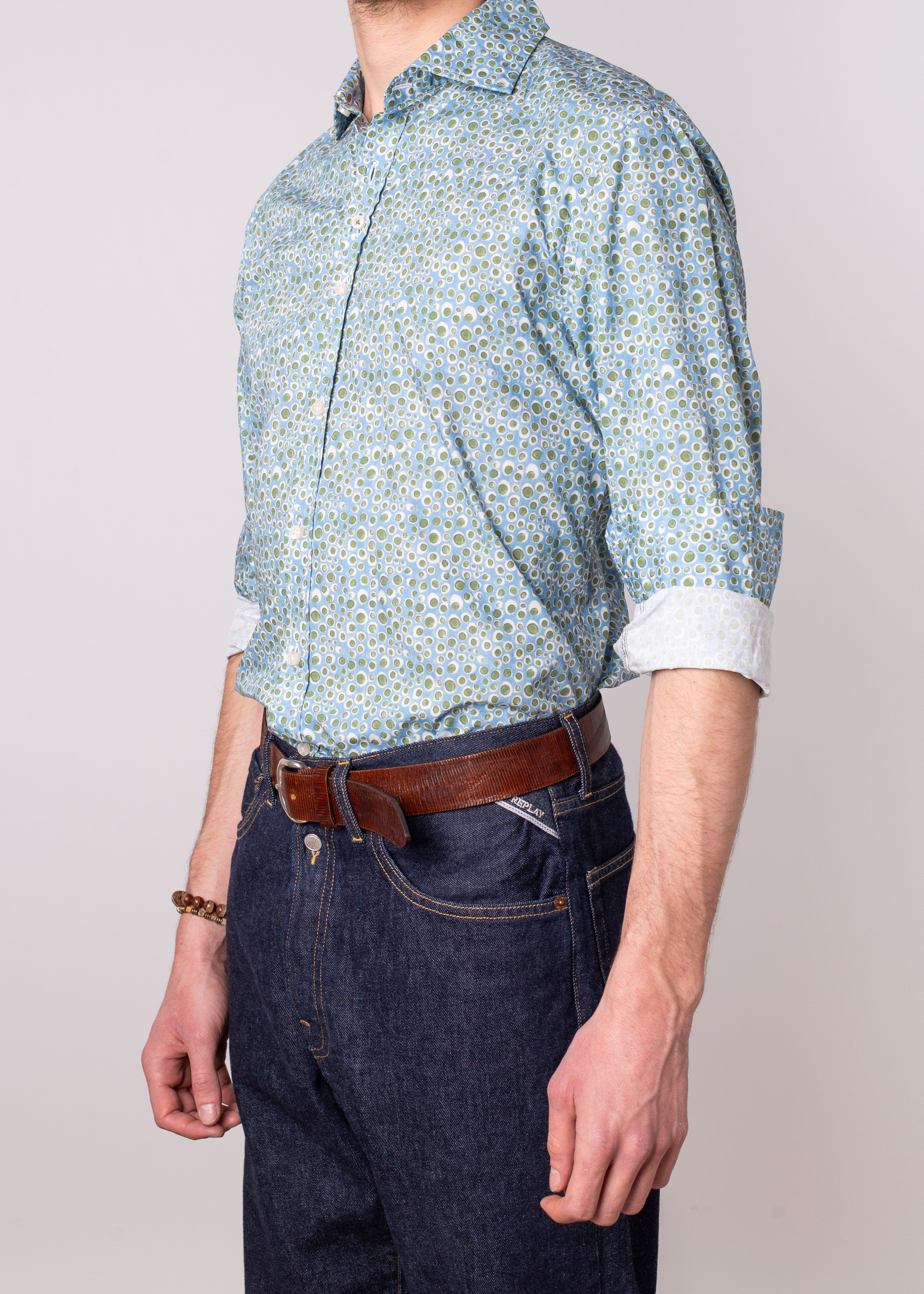 Camisa Bjovuit Blanes 06 mini dibujo