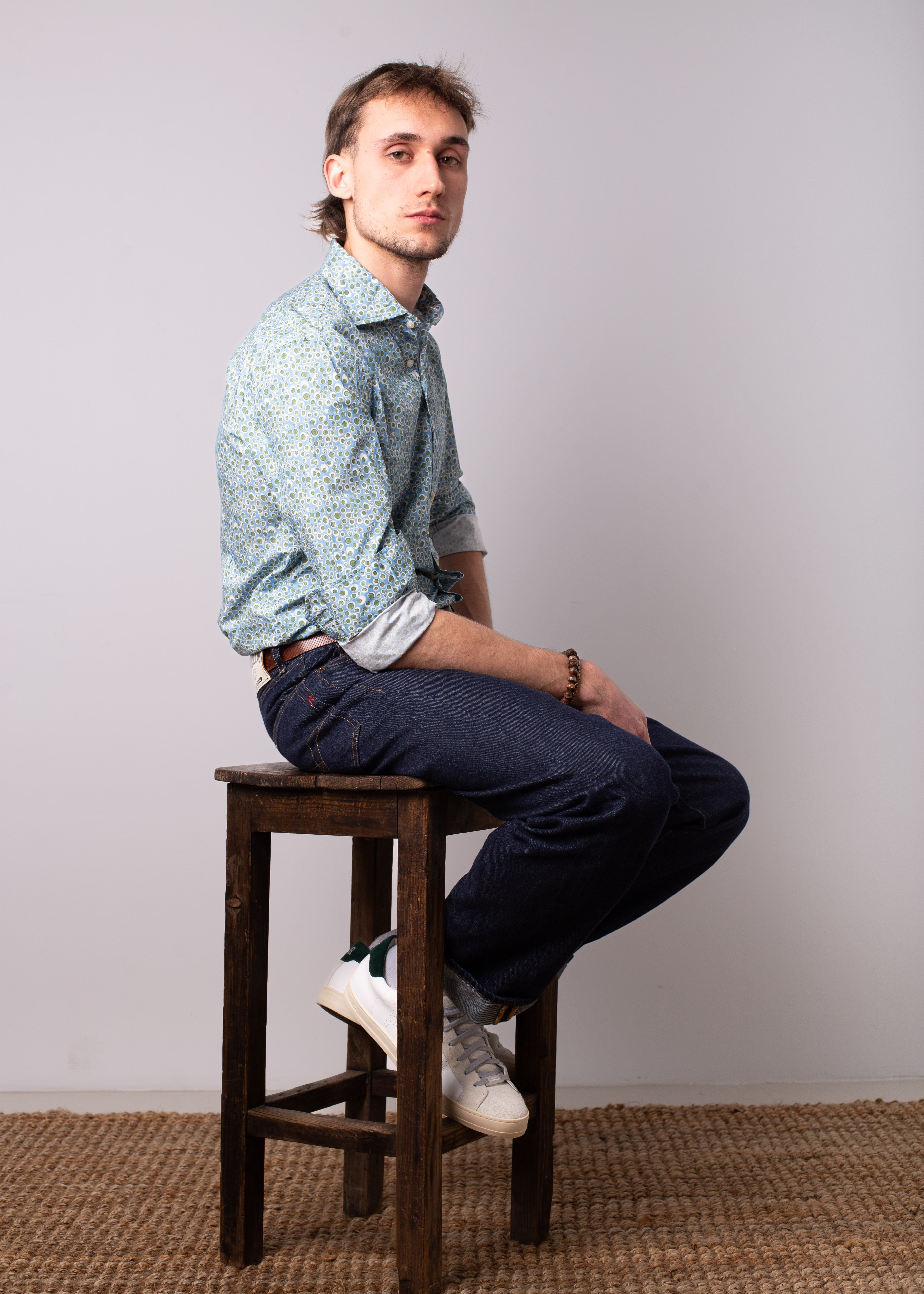 Camisa Bjovuit Blanes 06 mini dibujo