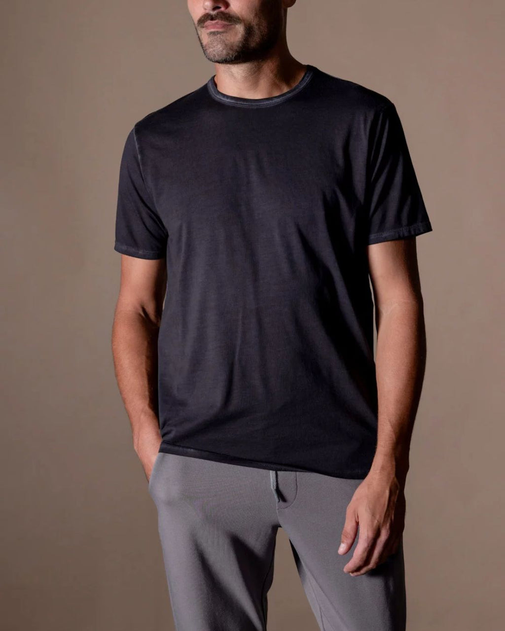 Camiseta Bjovuit Washed Black