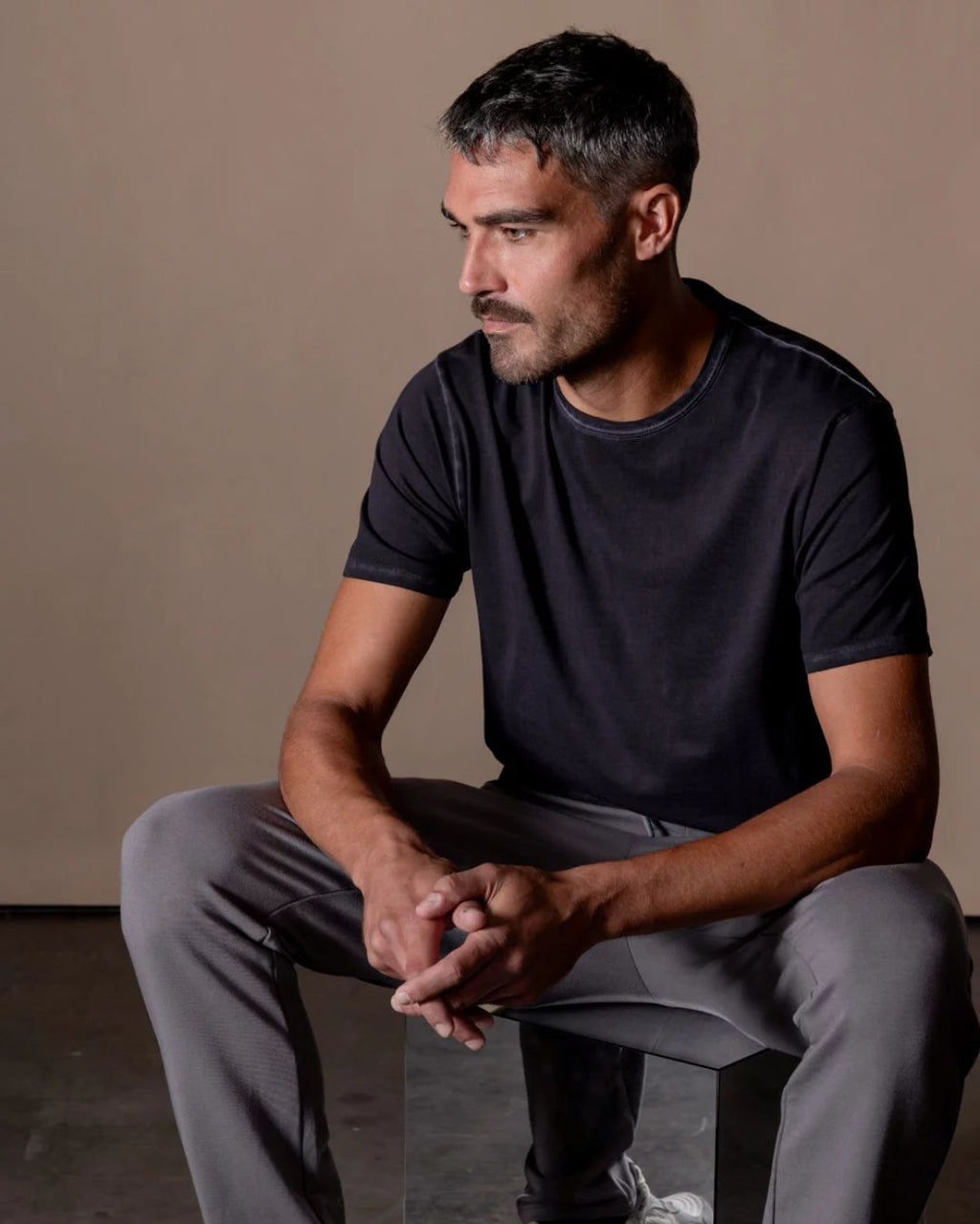 Camiseta Bjovuit Washed Black